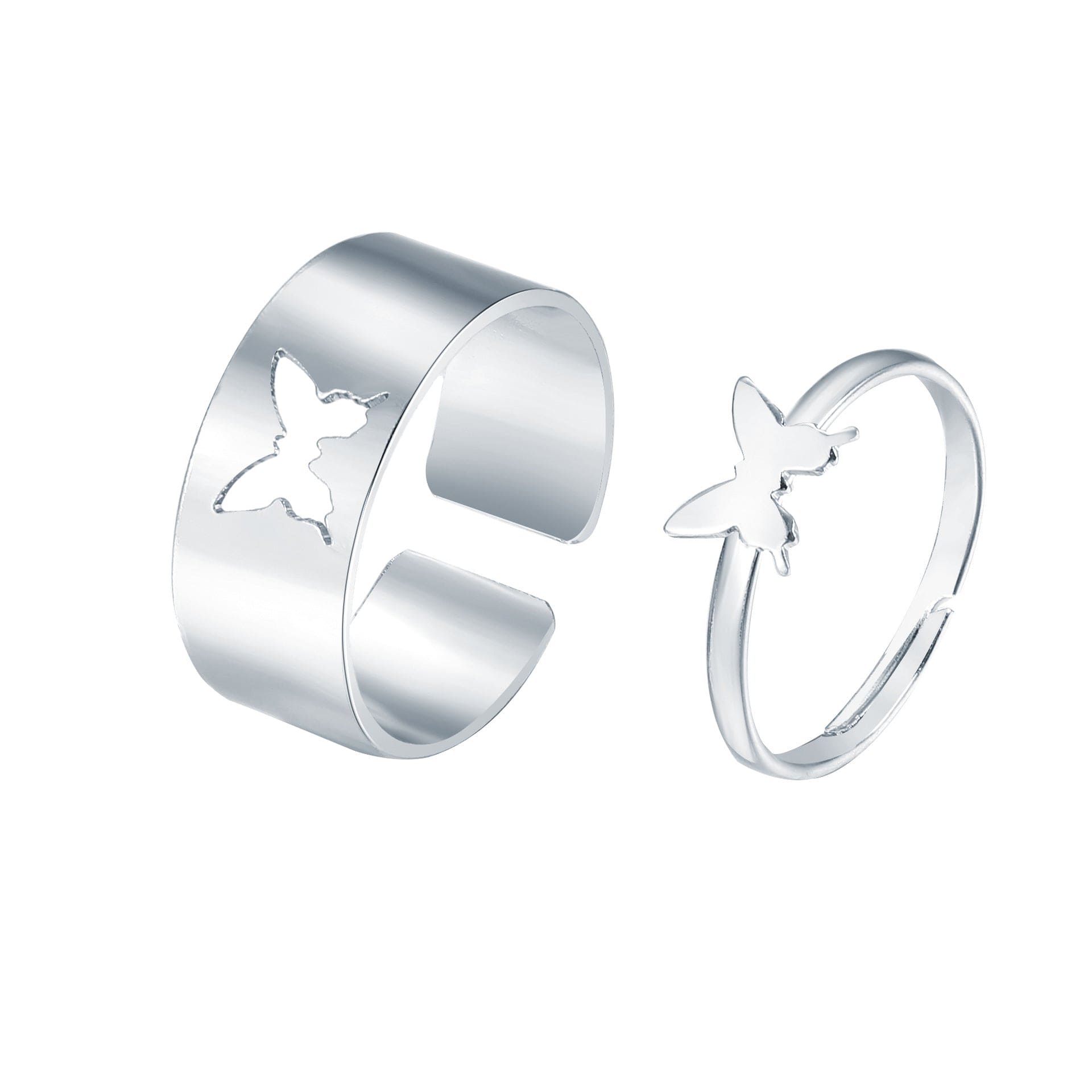 fashion heart alloy plating no inlaid couple No. 8 by Fleurcouture | Fleurcouture