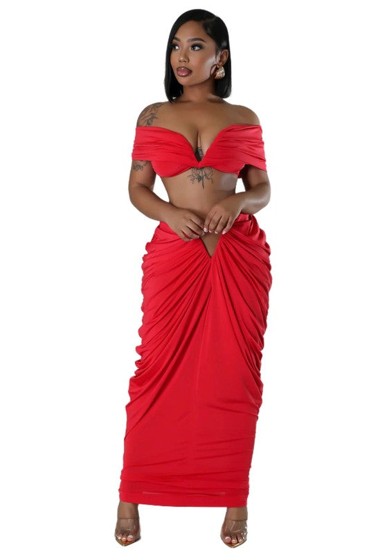 FASHION WOMEN TWO PIECE PARTY DRESS SET by By Claude | Fleurcouture