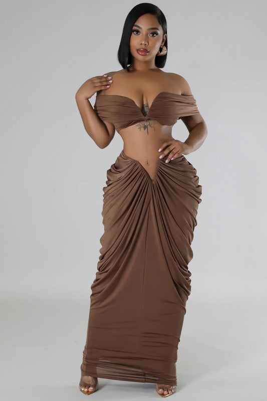 FASHION WOMEN TWO PIECE PARTY DRESS SET by By Claude | Fleurcouture