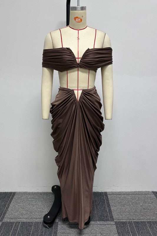 FASHION WOMEN TWO PIECE PARTY DRESS SET by By Claude | Fleurcouture