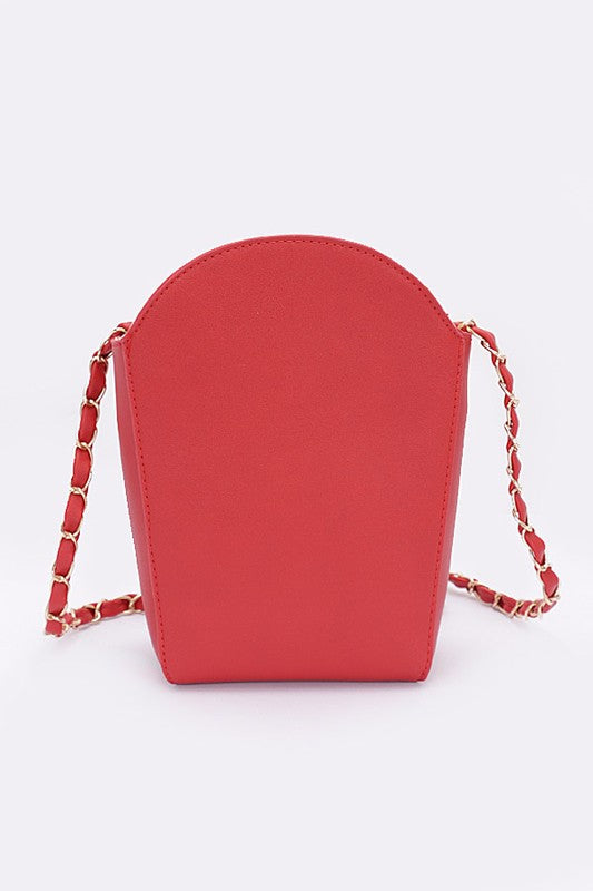 French Fries Crossbody Swing Clutch O/S by Artini Accessories | Fleurcouture