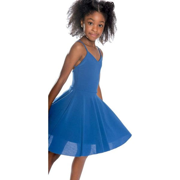 GIRLS CAGE BACK SKATER DRESS by Cheryl Creations | Fleurcouture