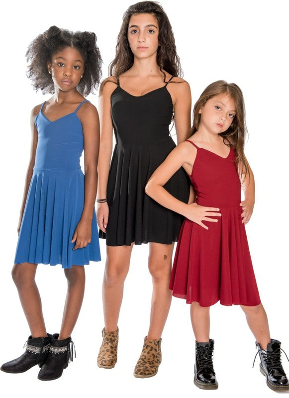 GIRLS CAGE BACK SKATER DRESS by Cheryl Creations | Fleurcouture