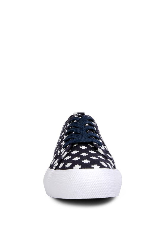 Glam Doll Knitted Sliver Platform Sneakers by Rag Company | Fleurcouture