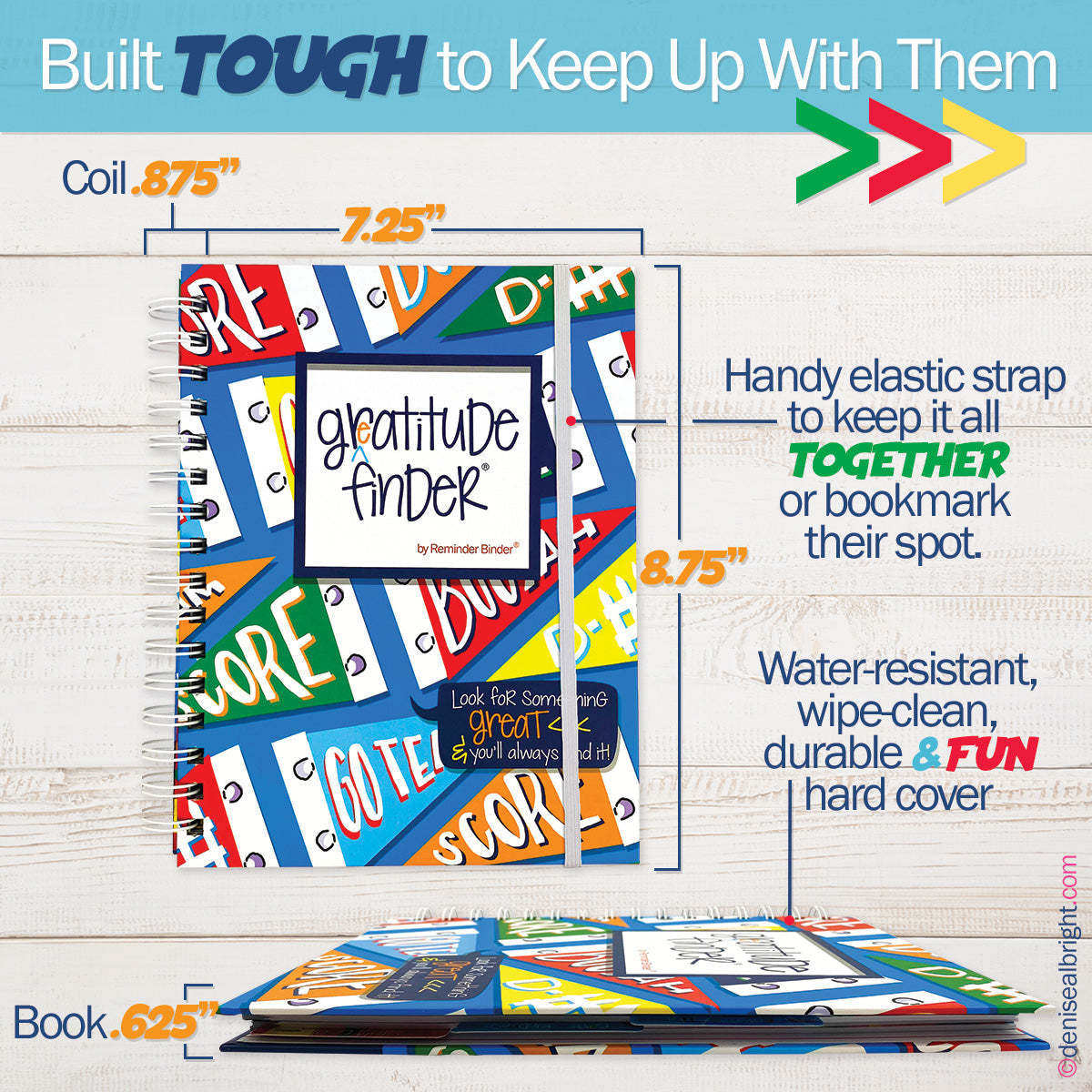 Gratitude Finder® Journals | Primary Styles Gratitude by Denise Albright® | Fleurcouture