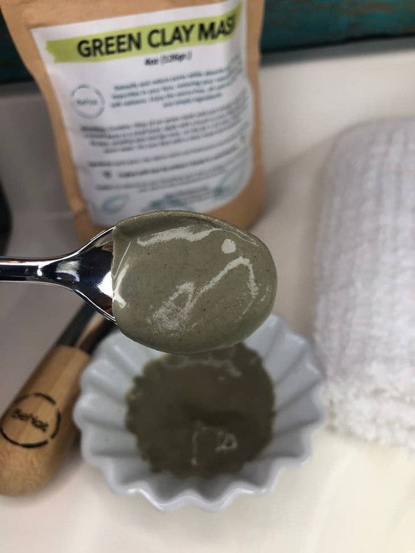 Green Clay Mask As shown One Size by BeNat | Fleurcouture