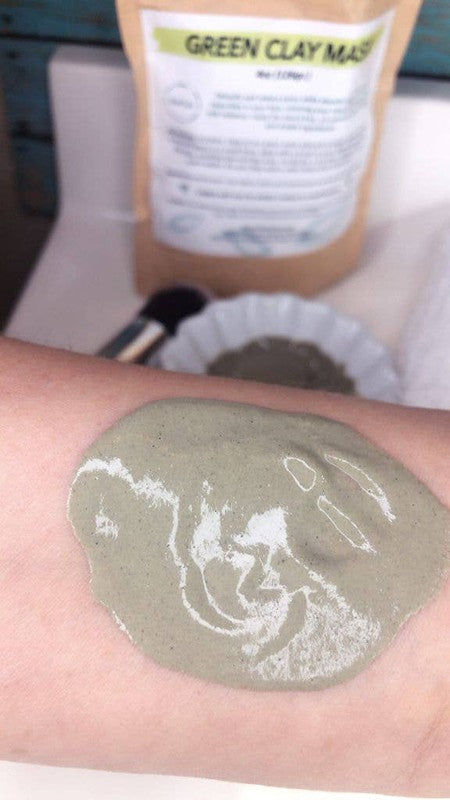 Green Clay Mask As shown One Size by BeNat | Fleurcouture