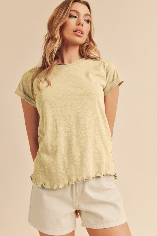 Gwen Baby Tee S by Aemi + Co | Fleurcouture