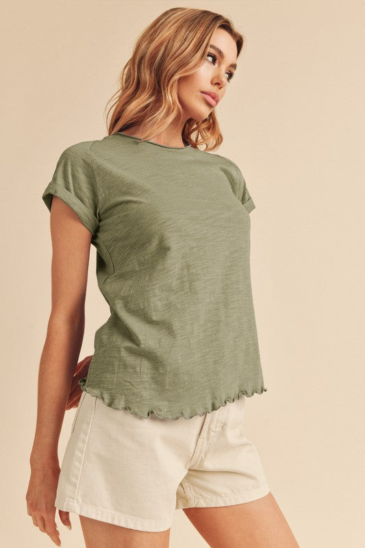 Gwen Baby Tee S by Aemi + Co | Fleurcouture