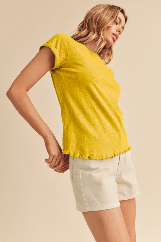 Gwen Baby Tee S by Aemi + Co | Fleurcouture
