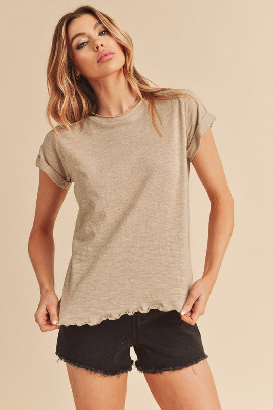 Gwen Baby Tee S by Aemi + Co | Fleurcouture