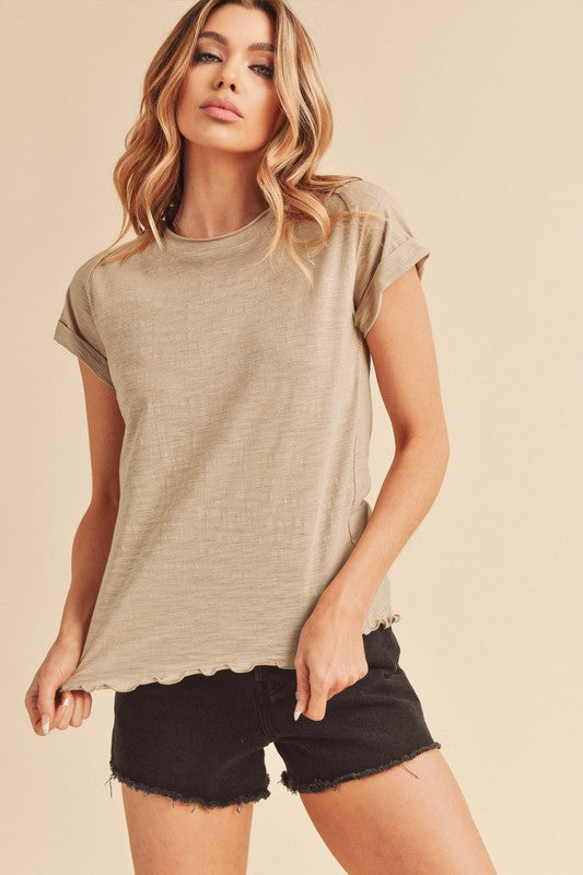 Gwen Baby Tee S by Aemi + Co | Fleurcouture