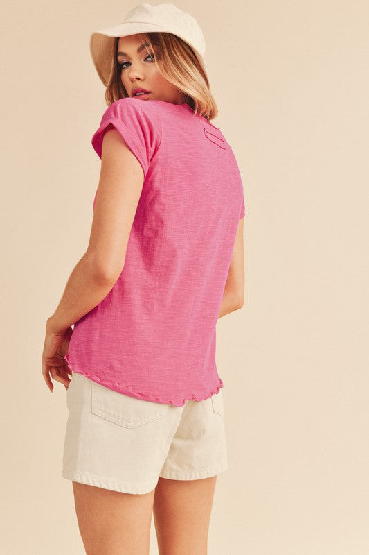 Gwen Baby Tee S by Aemi + Co | Fleurcouture