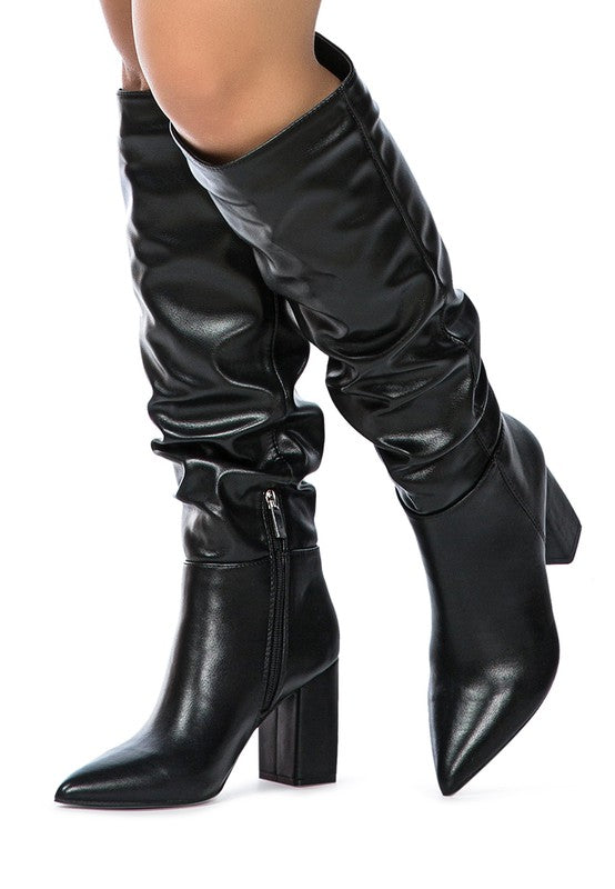 HANOI KNEE HIGH SLOUCH BOOT by Rag Company | Fleurcouture
