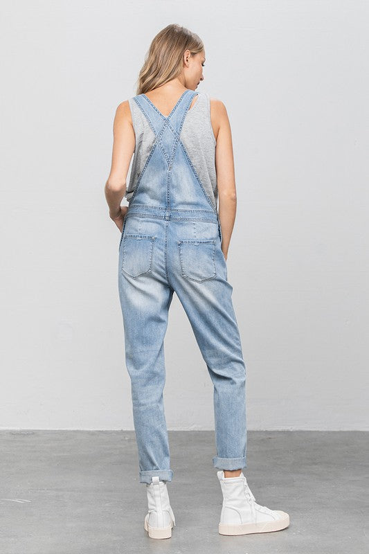 HEAVY BODY PREMIUM DESTROY OVERALLS LIGHT by Insane Gene | Fleurcouture