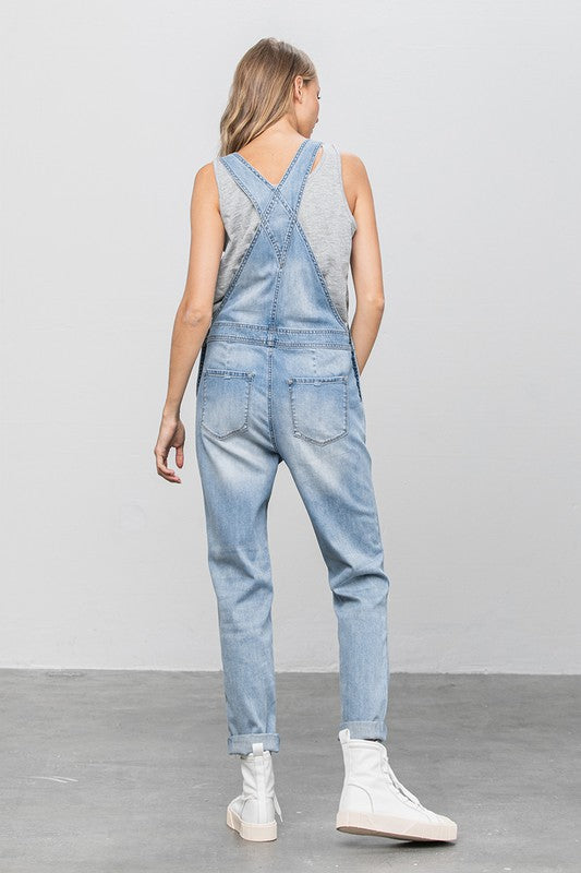 HEAVY BODY PREMIUM DESTROY OVERALLS LIGHT by Insane Gene | Fleurcouture