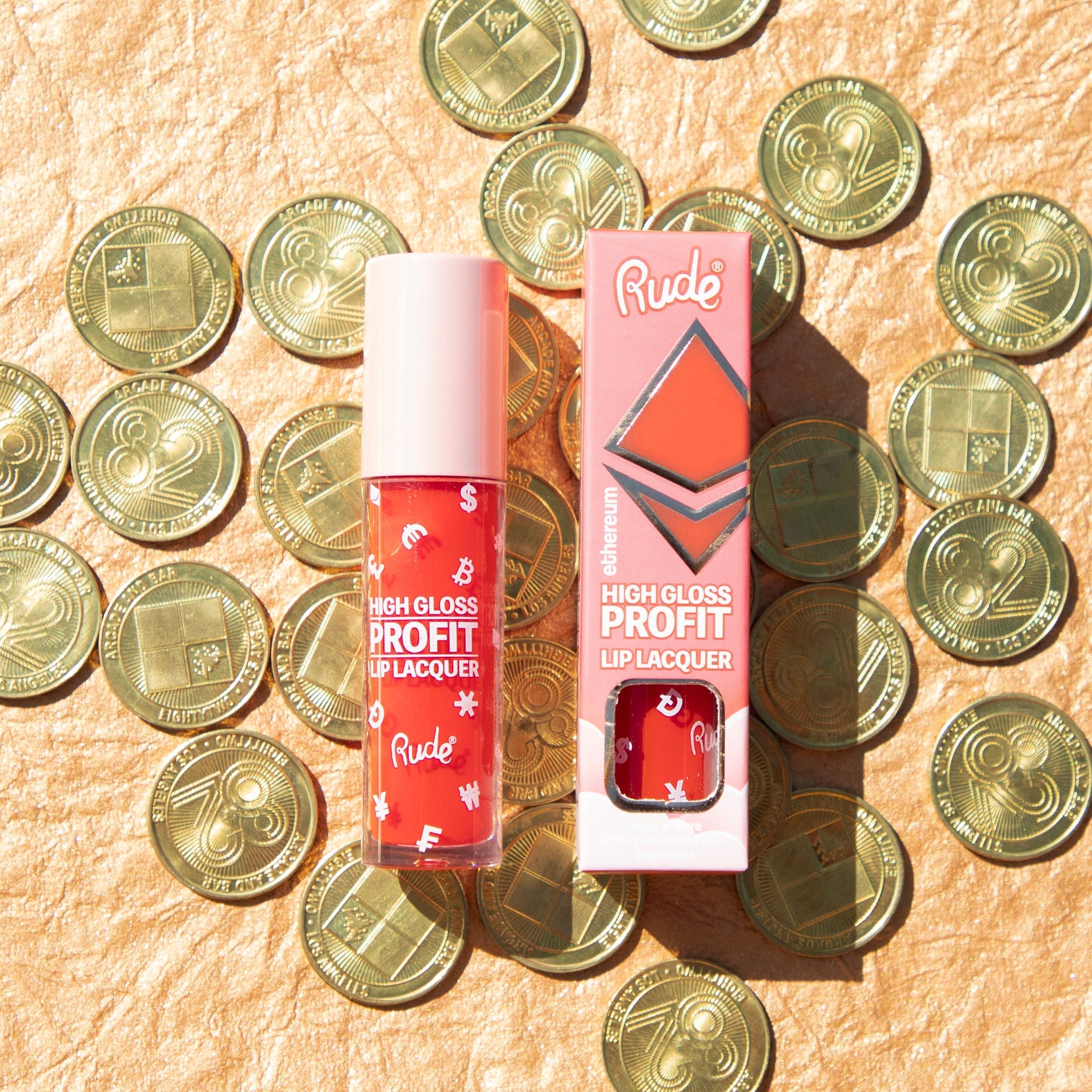 High Gloss Profit Lip Lacquer Ethereum Lip Gloss by Rude Cosmetics | Fleurcouture