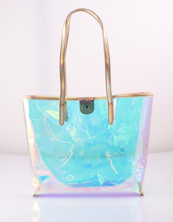 HIGH QUALITY CLEAR PVC BAG MULTI Os by Bella Chic | Fleurcouture