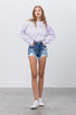HIGH RISE PREMIUM DENIM SHORTS MEDIUM M by Insane Gene | Fleurcouture