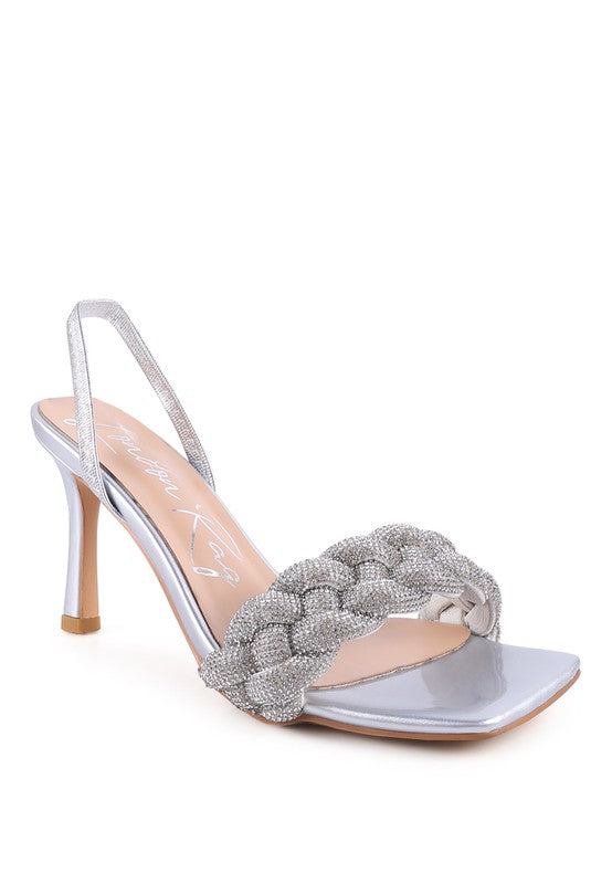 High Social Sandal Silver 5 by Rag Company | Fleurcouture