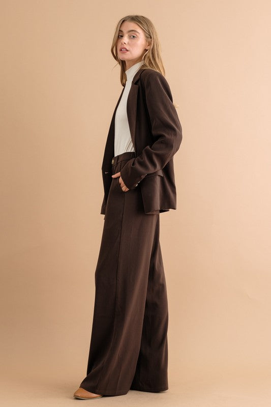 HIGHT WAIST WIDE PANTS by Sweet Generis | Fleurcouture