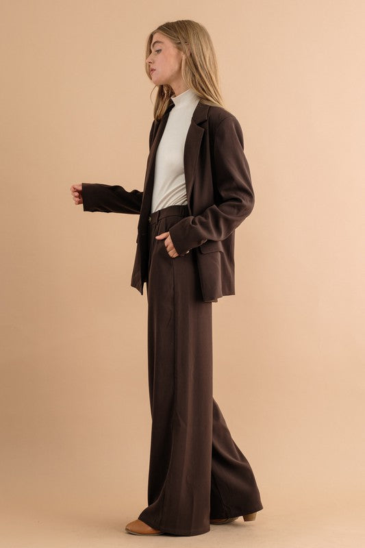 HIGHT WAIST WIDE PANTS by Sweet Generis | Fleurcouture