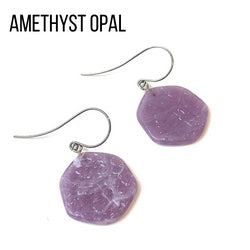 Ice Chip Drop Earrings - Single Style Drop Earrings by Leetie Lovendale | Fleurcouture