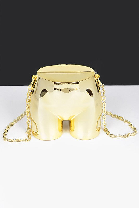 Iconic Butt Shape Novelty Clutch Swing Bag O/S by Artini Accessories | Fleurcouture