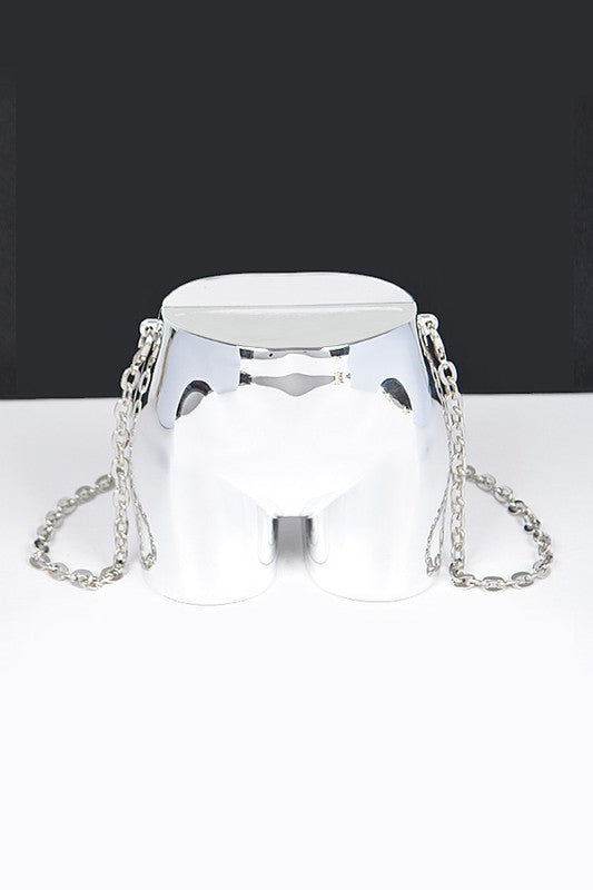 Iconic Butt Shape Novelty Clutch Swing Bag O/S by Artini Accessories | Fleurcouture