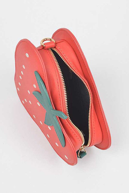 Iconic Strawberry Swing Bag Red O/S by Artini Accessories | Fleurcouture