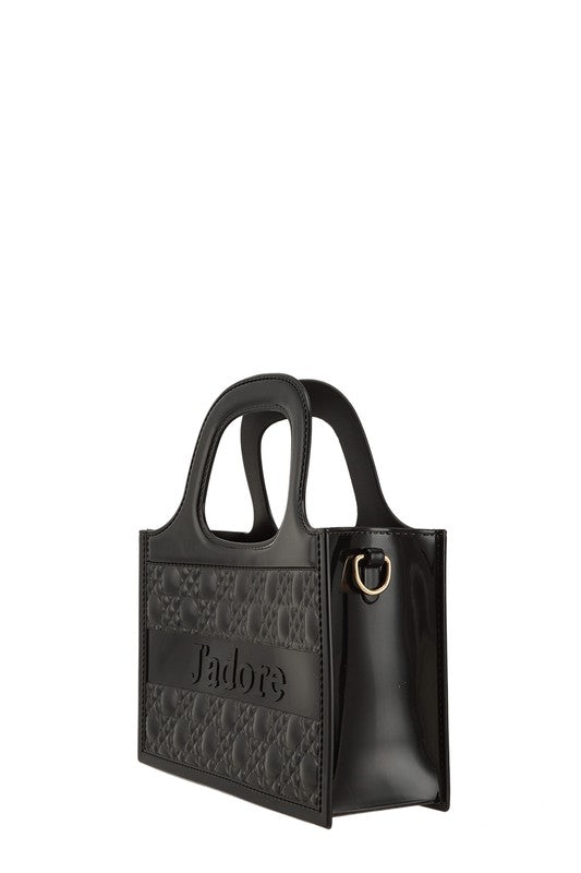 JADORE Top Handle Crossbody Jelly Bag OS by ICCO ACCESSORIES | Fleurcouture