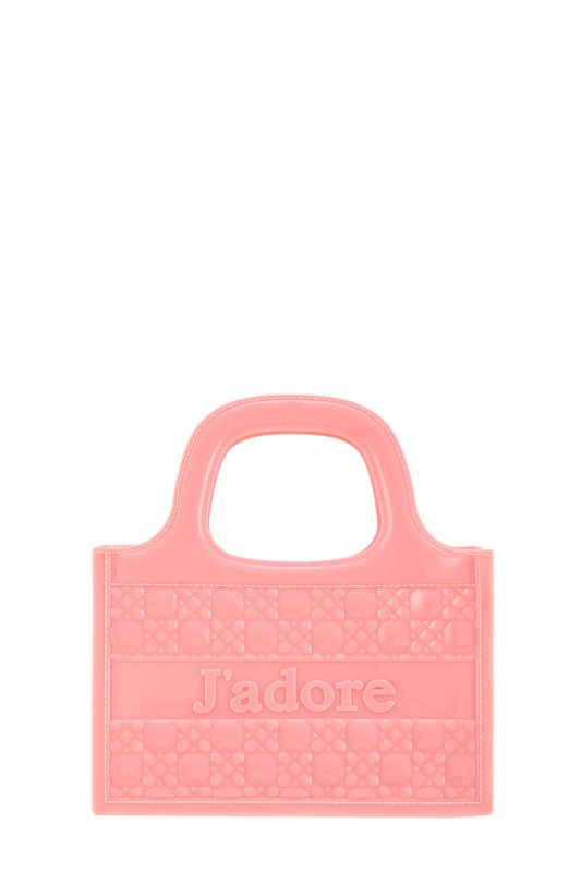 JADORE Top Handle Crossbody Jelly Bag PINK OS by ICCO ACCESSORIES | Fleurcouture