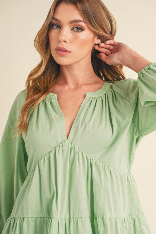 Jenay Tiered Dress S by Aemi + Co | Fleurcouture