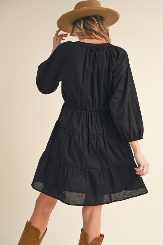 Jenay Tiered Dress S by Aemi + Co | Fleurcouture