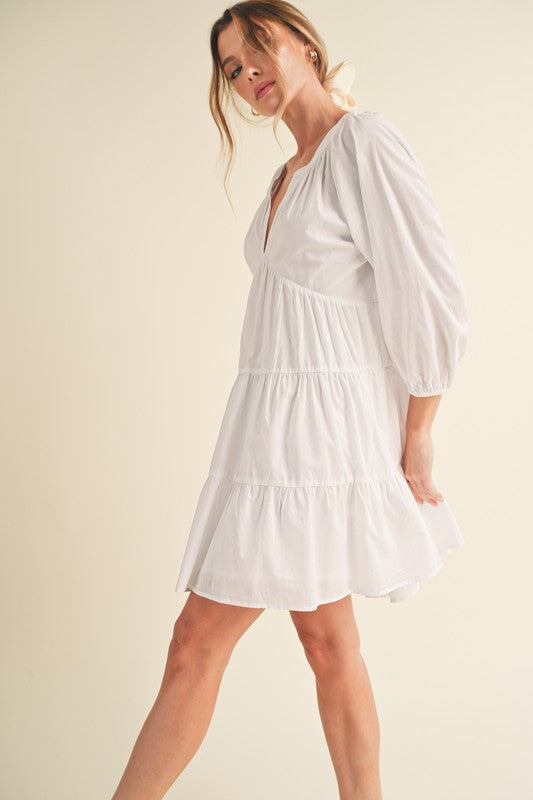 Jenay Tiered Dress S by Aemi + Co | Fleurcouture