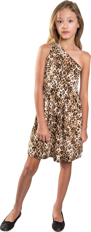 KIDS ALLISON DRESS Leopard by Cheryl Creations | Fleurcouture