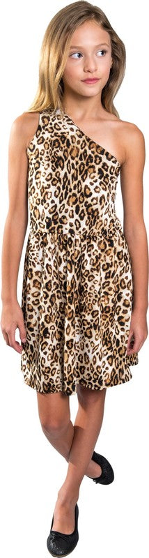KIDS ALLISON DRESS Leopard by Cheryl Creations | Fleurcouture