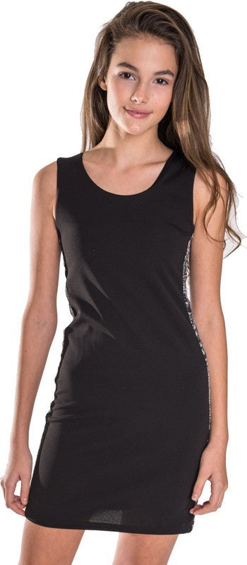 KIDS ELIZABETH DRESS Black by Cheryl Creations | Fleurcouture