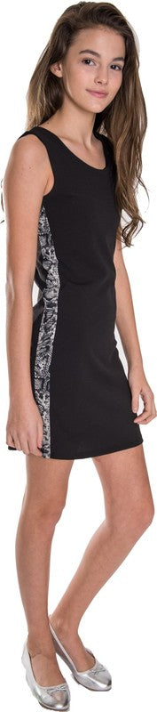 KIDS ELIZABETH DRESS Black by Cheryl Creations | Fleurcouture