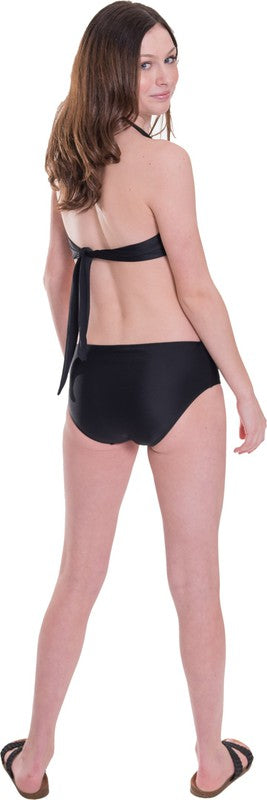 KIDS HIGH WAISTED HALTER BIKINI by Cheryl Creations | Fleurcouture