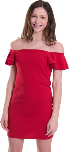 KIDS JUNE DRESS Red S by Cheryl Creations | Fleurcouture