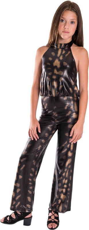 KIDS KATE JUMPSUIT Gold S by Cheryl Creations | Fleurcouture