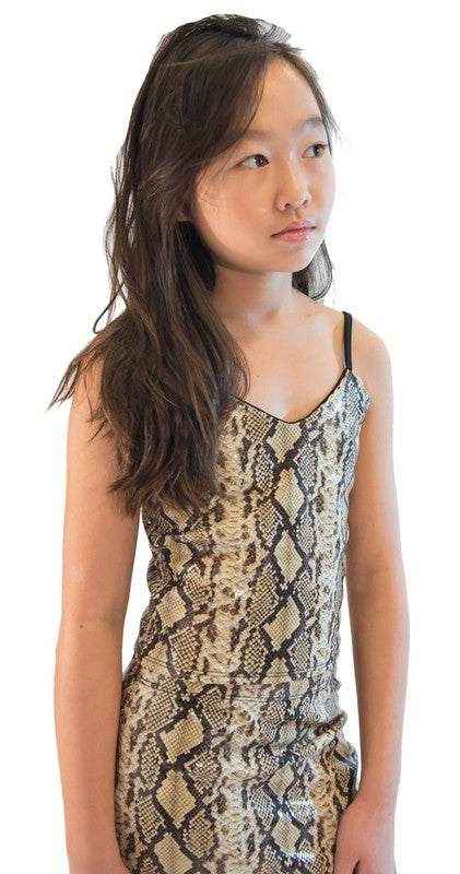 KIDS SNAKE SKIN TWO PIECE SET Snake by Cheryl Creations | Fleurcouture