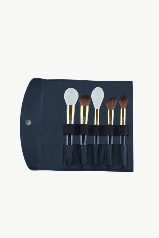 Lafeel Brush Set with Bag Black S3 by Sifides | Fleurcouture