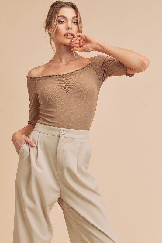 Lilah Top WHITE by Aemi + Co | Fleurcouture