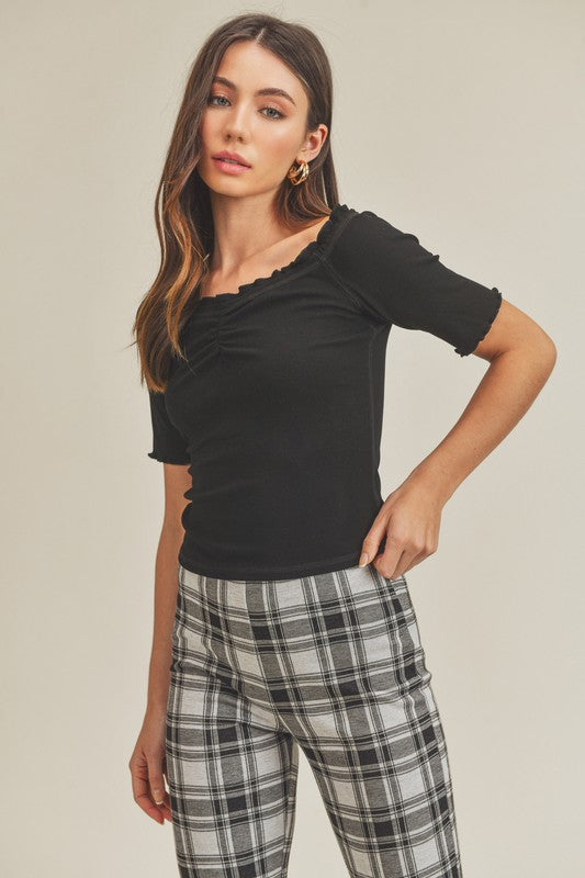 Lilah Top WHITE by Aemi + Co | Fleurcouture
