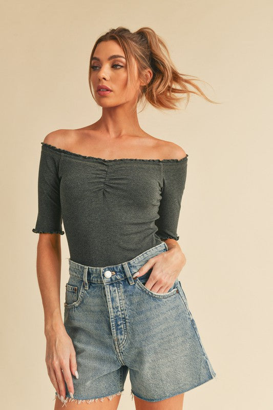 Lilah Top WHITE by Aemi + Co | Fleurcouture