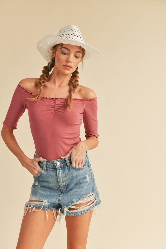 Lilah Top WHITE by Aemi + Co | Fleurcouture