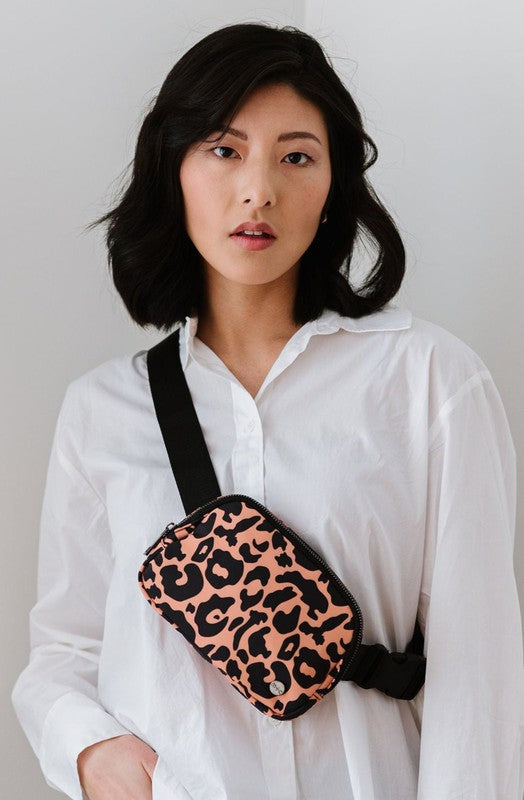 MADISON CROSSBODY BELT BAG FANNY PACK Retro Leopard 1 by Modern + Chic | Fleurcouture