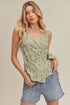 Malorie Top GREEN FLORAL S by Aemi + Co | Fleurcouture